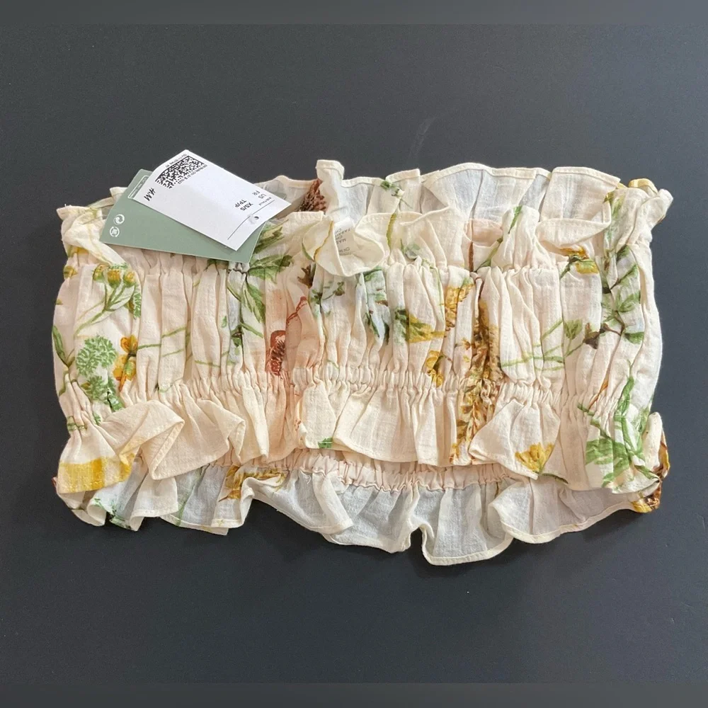 🛑🛑🛑WILD FLOWERS TUBE TOP - Picture 4 of 9